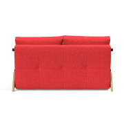 Sofa rozkładana Cubed 140 cm dąb Elegance red Innovation