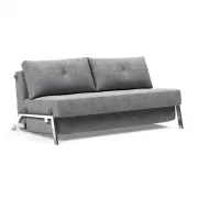 Sofa rozkładana Cubed 160 cm chromowana podstawa Twist Granite Innovation