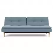 Sofa rozkładana Dublexo 558 Soft Indigo jasne drewno Innovation