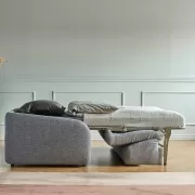 Sofa rozkładana Eivor Spring 140 cm Twist Granite Innovation
