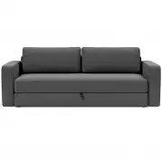 Sofa rozkładana ILB 401 z podłokietnikami Mahoga 852 Seal Grey Innovation
