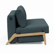 Sofa rozkładana ILB 500 160x200 cm Mahoga Dark Blue Innovation
