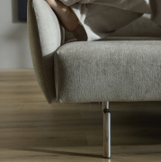 Sofa rozkładana Jillis z podłokietnikami avella sand Innovation