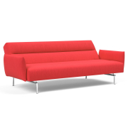 Sofa rozkładana Jillis z podłokietnikami elegance red Innovation