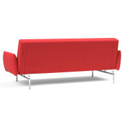 Sofa rozkładana Jillis z podłokietnikami elegance red Innovation