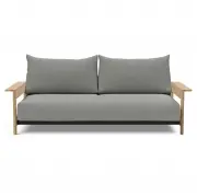 Sofa rozkładana Malloy wood Boucle Ash Grey Innovation