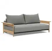 Sofa rozkładana Malloy wood Boucle Ash Grey Innovation