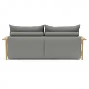 Sofa rozkładana Malloy wood Boucle Ash Grey Innovation
