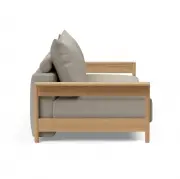 Sofa rozkładana Malloy wood Kenya Gravel Innovation