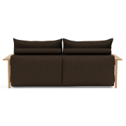 Sofa rozkładana Malloy wood Taura Chocco Innovation