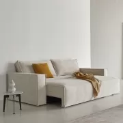 Sofa rozkładana Newilla Corduroy Ivory Innovation