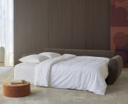 Sofa rozkładana Norum Curve Arms Esina Cedar Brown innovation