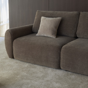 Sofa rozkładana Norum Curve Arms Esina Cedar Brown innovation