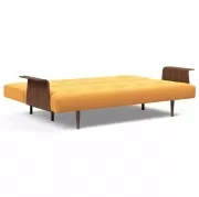 Sofa rozkładana Recast z podłokietnikiem Boucle Ochre Innovation