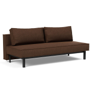 Sofa rozkładana Sly czarne nogi Taura Cappuccino Innovation