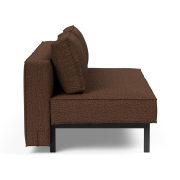 Sofa rozkładana Sly czarne nogi Taura Cappuccino Innovation