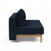 Sofa rozkładana Sly dębowe nogi Mixed Dance Blue Innovation