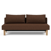Sofa rozkładana Sly dębowe nogi Taura Cappuccino Innovation
