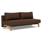 Sofa rozkładana Sly dębowe nogi Taura Cappuccino Innovation