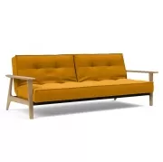 Sofa rozkładana Splitback Frej Dąb naturalny Burned Curry Innovation