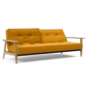 Sofa rozkładana Splitback Frej Dąb naturalny Burned Curry Innovation