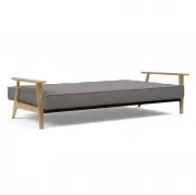 Sofa rozkładana Splitback Frej Dąb naturalny Dance Grey Innovation