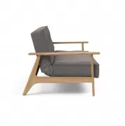 Sofa rozkładana Splitback Frej Dąb naturalny Dance Grey Innovation