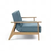Sofa rozkładana Splitback Frej Dąb naturalny light blue Innovation