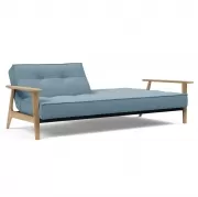 Sofa rozkładana Splitback Frej Dąb naturalny light blue Innovation