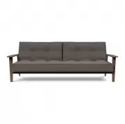 Sofa rozkładana Splitback Frej dąb przydymiony Flashtex Dark Grey Innovation