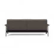 Sofa rozkładana Splitback Frej dąb przydymiony Flashtex Dark Grey Innovation