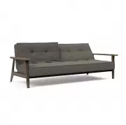 Sofa rozkładana Splitback Frej dąb przydymiony Flashtex Dark Grey Innovation