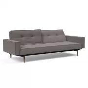 Sofa rozkładana Splitback z podłokietnikami Dance Grey Innovation