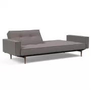 Sofa rozkładana Splitback z podłokietnikami Dance Grey Innovation