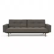 Sofa rozkładana Splitback z podłokietnikami Dark Grey Innovation