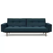 Sofa rozkładana Splitback z podłokietnikami Navy Blue Innovation