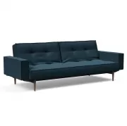 Sofa rozkładana Splitback z podłokietnikami Navy Blue Innovation