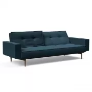 Sofa rozkładana Splitback z podłokietnikami Navy Blue Innovation