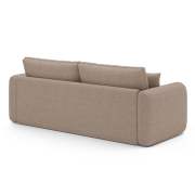 Sofa z funkcją spania Dormi jasnobrązowa Micadoni