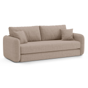 Sofa z funkcją spania Dormi jasnobrązowa Micadoni