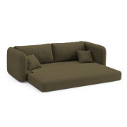 Sofa z funkcją spania Dormi zielona Micadoni