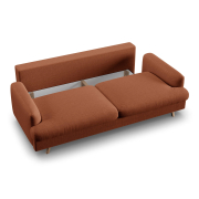 Sofa z funkcją spania Naomi ceglasta Micadoni