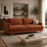 Sofa z funkcją spania Naomi ceglasta Micadoni