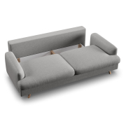 Sofa z funkcją spania Naomi popielaty melanż Micadoni