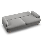 Sofa z funkcją spania Naomi popielaty melanż Micadoni