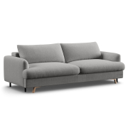 Sofa z funkcją spania Naomi popielaty melanż Micadoni