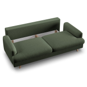 Sofa z funkcją spania Naomi zielona Micadoni