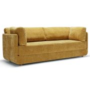Sofa z funkcją spania Stina żółta Sits