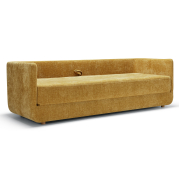 Sofa z funkcją spania Stina żółta Sits