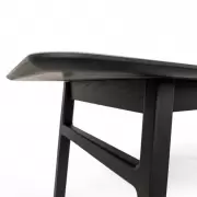 Stół Rozkładany Curved Czarny Woodman